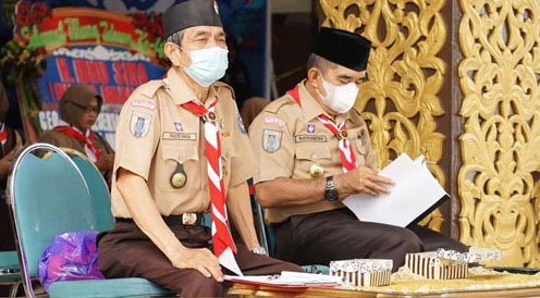 Awan Mendung Selimuti Kemeriahan Gelar Senja Perdana 2023 di Halaman Pemko Banjarmasin, Ketua Kwarcab H Ariffin Noor Sampaikan Duka Untuk Alharhum Sumarno DS 3 Hal 9 7 Klm Gabung 2