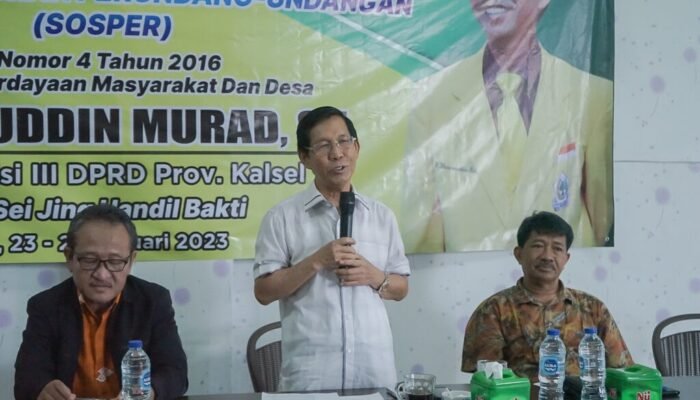 Hasanuddin Murad Dorong Pemberdayaan Masyarakat