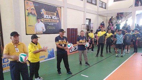 Festival Bola Voli Paman Birin Cup ke-3 Diikuti 32 tim 1 13 3klm Festival Bola Volly jpg