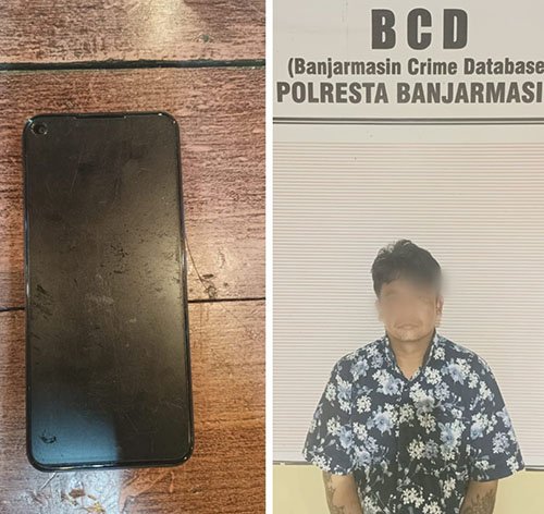 Aksi Pencurian HP di RS TPT Terekam CCTV 1 5 Pencuri HP di RS TPT 3klm