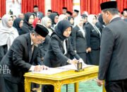 Penatikan 294 Pejabat Lingkup Pemerintah Kota Banjarbaru