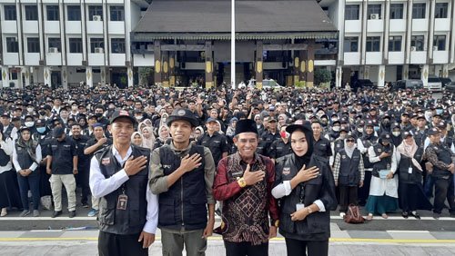 Wawali H Arifin Noor Hadiri Apel Kesiapan Petugas Pantarlih 1 Hal 9 3 KLm KOntrak 2 5
