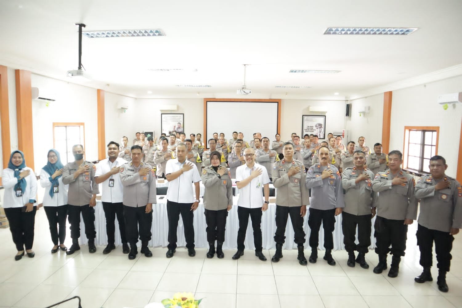 BPJAMSOSTEK Banjarmasin Gandeng Polresta Banjarmasin PMTingkatkan Kepatuhan Perusahaan dan Pemberi Kerja 1 IMG 20230213 WA0035