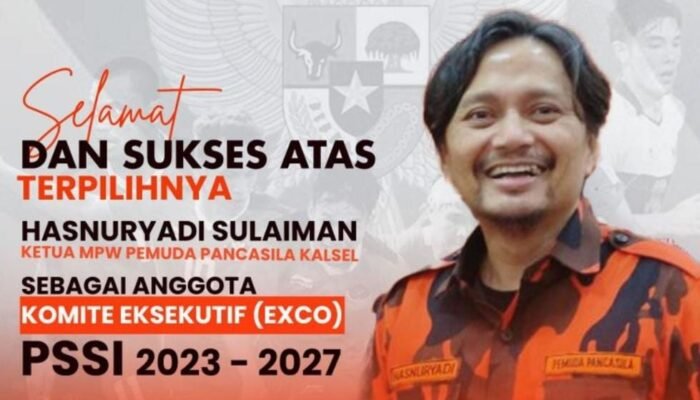 Hasnuryadi Terpilih Kembali Sebagai Anggota Exco, Pemuda Pancasila Kalsel Bangga ada Putra Daerah di PSSI