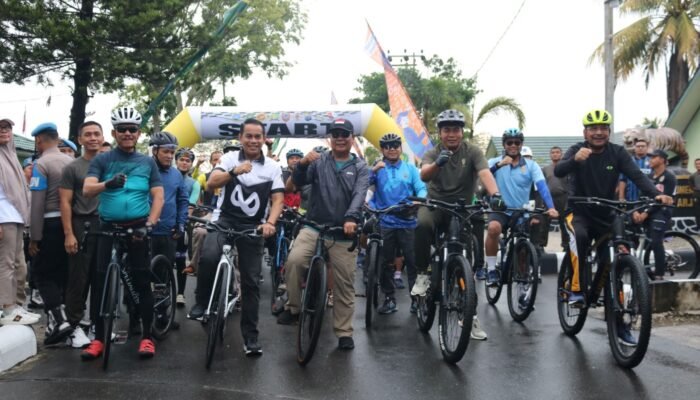 Kakanwil Kemenkumham Kalsel Gowes Pagi Bersama Forkopimda Kalsel