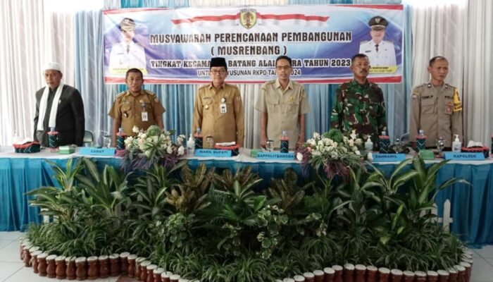 Wakil Bupati HST Hadiri Musrenbang Kecamatan Batang Alai Utara