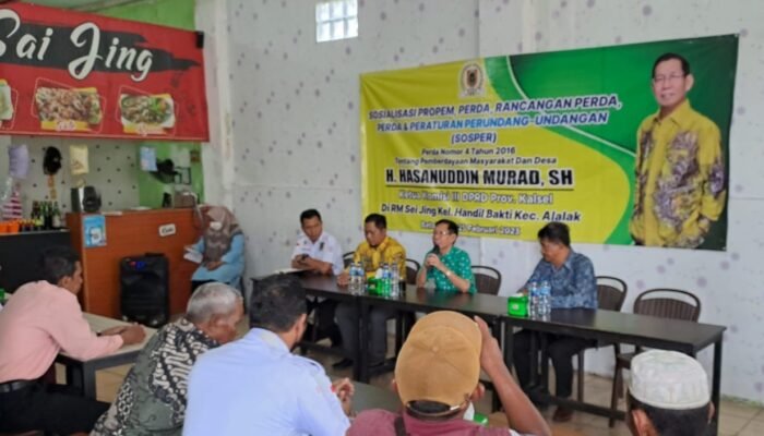Hasanuddin Murad Inginkan Desa Mandiri