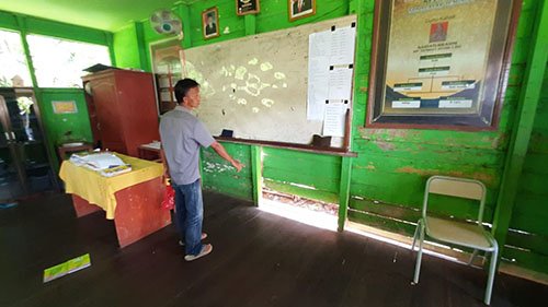 Bangunan SDN Alalak Tengah 2 Rusak<br>Disdik : Bukan Prioritas 1 hal9 4klm