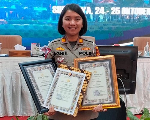 Dugaan Gaya Hedon AKP Agnis asal Banjarmasin Dinilai Berlebihan 1 1 2 klm 35 cm kasat lantas