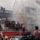 6 Toko Bangunan di Pasar Baru Terbakar 3klm