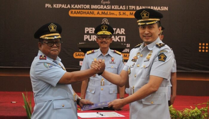 Kakanim Banjarmasin Masuki Masa Purnabakti, Kakanwil Kemenkumham Kalsel: Terima Kasih Pak Sahat Pasaribu!