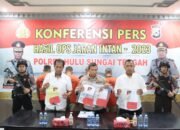 Polres HST Gelar Konferensi Pers Hasil Operasi Intan 3023 7 Polres HST Gelar Konferensi Pers Hasil Operasi Intan 3023