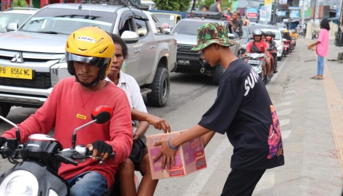 FJPI Manokwari Galang Dana Bantu Korban Kebakaran Pasar Baru Kota Sorong