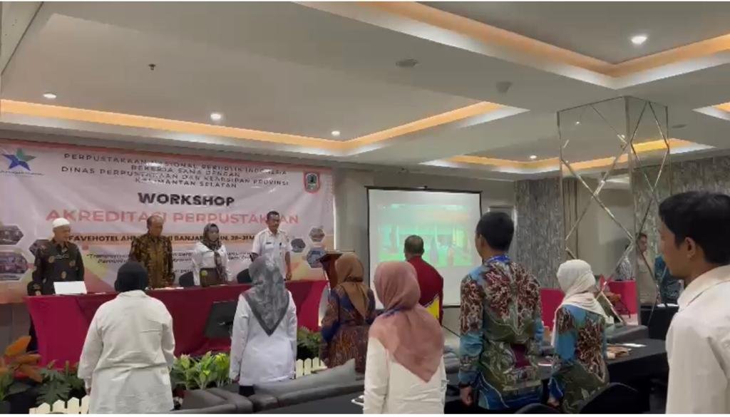 Dispersip Kalsel Gelar Workshop Akreditasi Pengelolaan Perpustakaan Berkualitas 3 IMG 20230329 WA0043