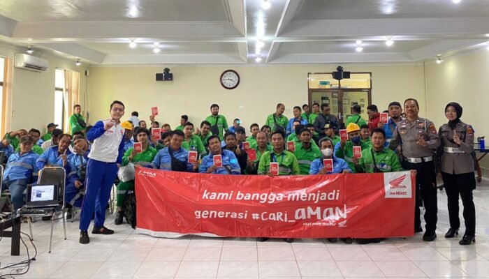 Trio Motor Edukasi Karyawan Elnusa Petrofin Tentang Safety Riding