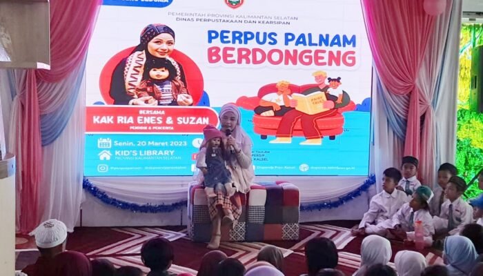 Ria Enes Semarakkan Hari Dongeng Sedunia dan Perkenalkan Literasi Sejak Dini