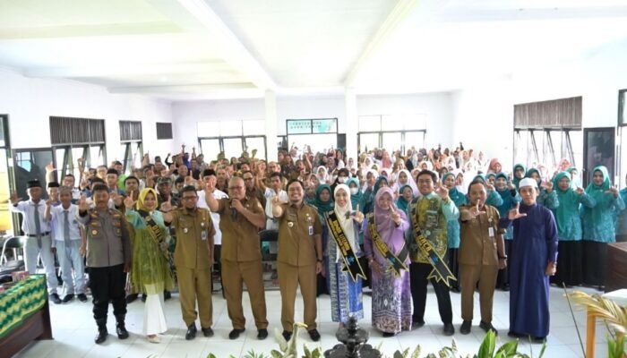 Bupati HST Buka Sosialisasi Minat Baca di Kecamatan Pandawan