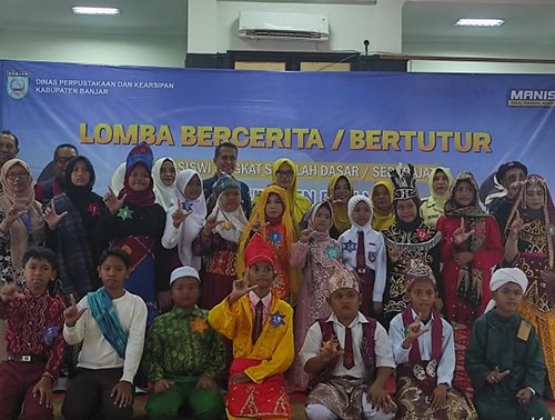 Tumbuhkan Minat Baca, Lomba Bercerita Digelar 1 Hal 16 4 KLm Martapura Lomba bercerita