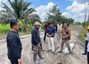 Jalan Wanaraya Rusak Parah, Gubernur Langsung Terjunkan PUPR Kalsel Memantau ke Lapangan