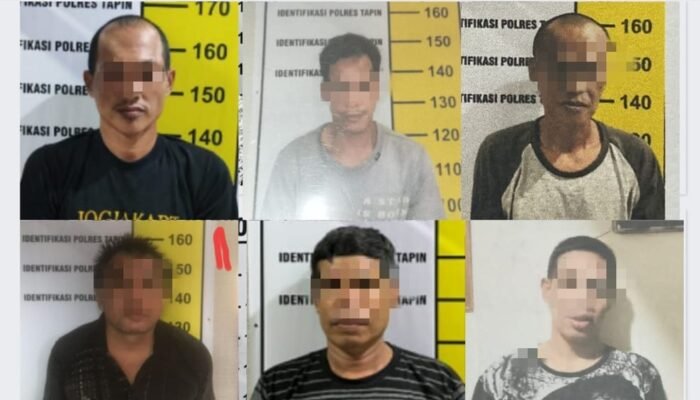Enam Tahanan Kasus Narkoba Kabur, Jebol Plafon Rutan Polres Tapin