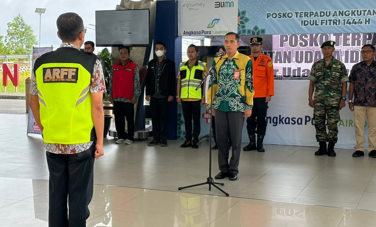 Bandara Internasional Syamsudin Noor Siap Wujudkan Mudik Aman Berkesan 1 IMG 20230414 152106