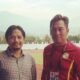 h ismairi kanan bersama dengan manajer barito putera hasnuryadi sulaiman