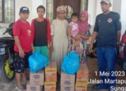 Bantuan Logistik Korban Puting Beliung di Martapura Barat