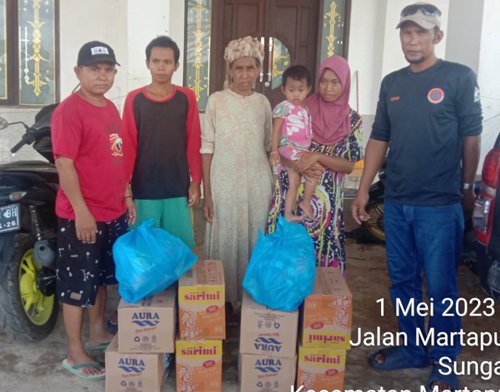 Bantuan Logistik Korban Puting Beliung di Martapura Barat 1 Hal 16 2 Klm Martapura Bantuan logistik