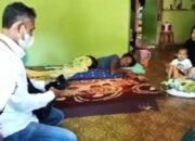 Ketua PWI Kotabaru Kunjungi Warga Penderita Diabetes Akut