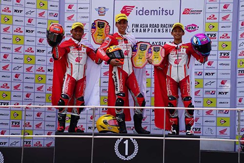 Pebalap Astra Honda Kembali Kuasai Podium di Balapan Asia 1 Hal 7 Astra Honda