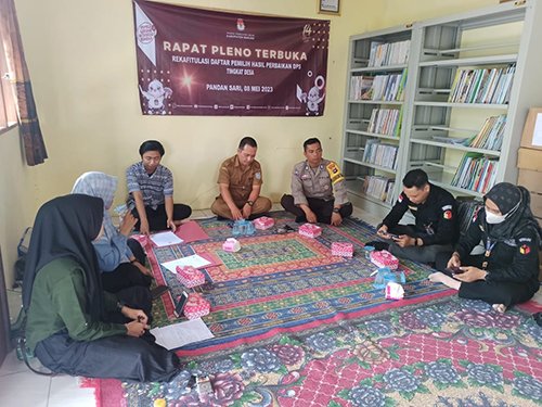 PPS Pandan Sari Gelar Pleno Terbuka Rekapitulasi DPS 1 Hal 9 3 Klm Saberan