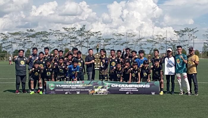 SSB Hasnur Juara Turnamen Silaturahmi Antar Anak Banua 2023