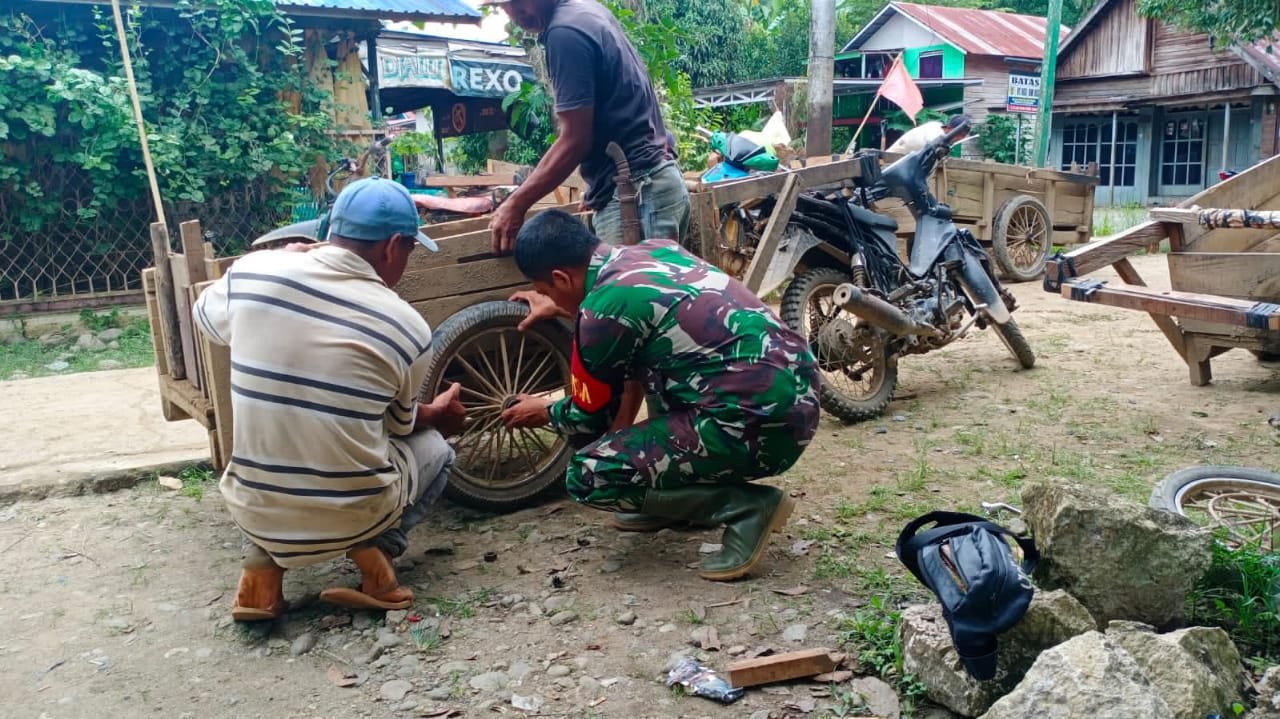 Warga Desa Hapulang Sambut TMMD ke-116 Kodim 1002/HST 1 IMG 20230504 WA0031