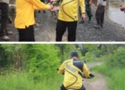Pj. Bupati Mujiyat Meninjau Jalan Kuala Lupak Naik Sepeda Trail
