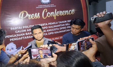 KPU Kalsel Terima Pendaftaran 18 Parpol dan 9 Balon DPD RI 3 IMG 20230516 000924