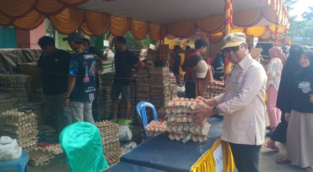 Harga Telur Ayam Ras masih Tinggi, Pemprov Kalsel Gencarkan Pasar Murah