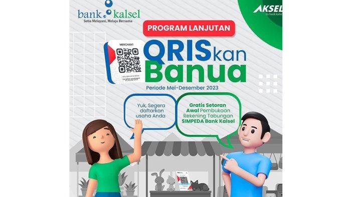 Program Lanjutan QRISkan Bank Kalsel