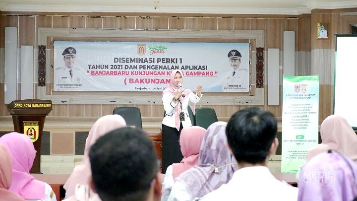 Diskominfo Banjarbaru Kenalkan Aplikasi Bakunjang