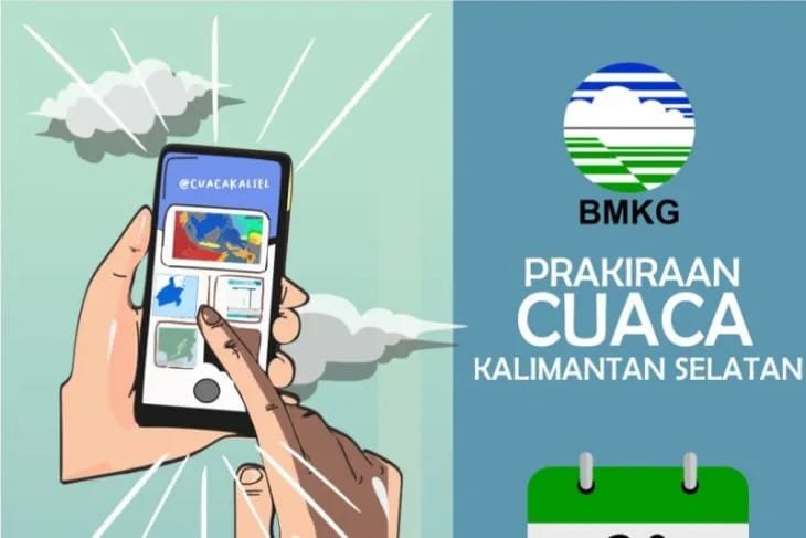 Kabupaten dan Kota di Kalsel akan Turun Hujan Siang dan Sore Hari Ini 1 IMG 20230630 WA0002