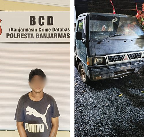Pencuri Mobil Pikap Diringkus Polisi 1 5 Pencuri Mobil 3klm