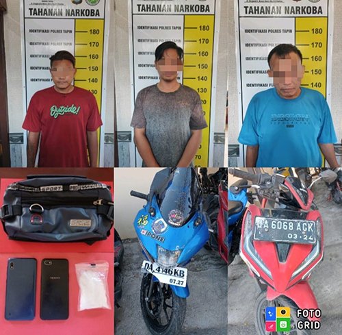 6 pengedar narkoba 3klm