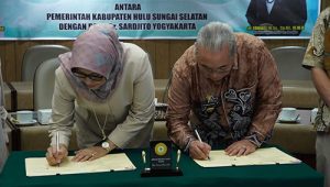 Terkait Skrining Hipotiroid Kongenital Pemkab HSS dan RSUP Yogyakarta Kerja Sama