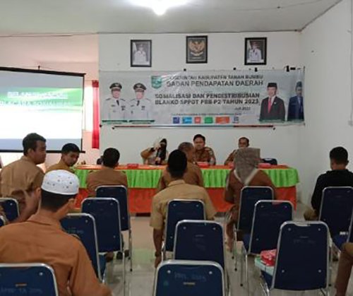 Bapenda Sosialisasi Serta Distribusikan Blanko SPPDT dan PBB-P2 1 Hal 12 Tanbu 25 klm 2