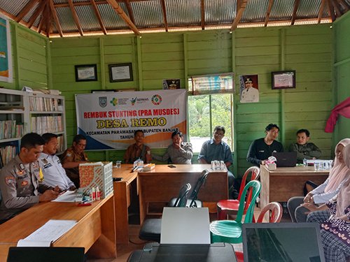 Rembuk Stunting di Desa Remo Paramasan 1 Hal 16 2 Klm Martapura Rembuk stunting