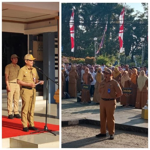 Banjar Pengguna TTE Terbanyak di Kalsel 1 Hal 16 4 Klm Martapura Pimpin apel