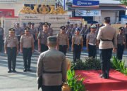 Puluhan Personil Polres Kotabaru Naik Pangkat