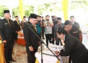 Puluhan Pejabat Administrator dan Pengawas di Pemkab Kotabaru Dilantik