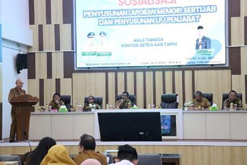 Pemkab Tapin Siapkan Laporan Memori Akhir Masa Jabatan Bupati 1 Hal 2 Rantau 4 klm 2