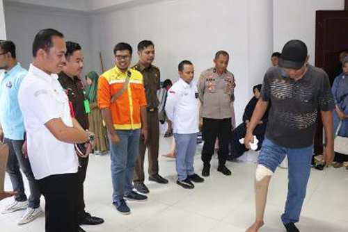 Puluhan Disabilitas Tuna Daksa Dibantu Kaki dan Tangan Palsu 1 Hal 2 Rantau 4 klm 7