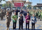 Jelang Tahun Politik, Walikota Banjarmasin Gelar Apel Petugas Linmas dan Satpol PP